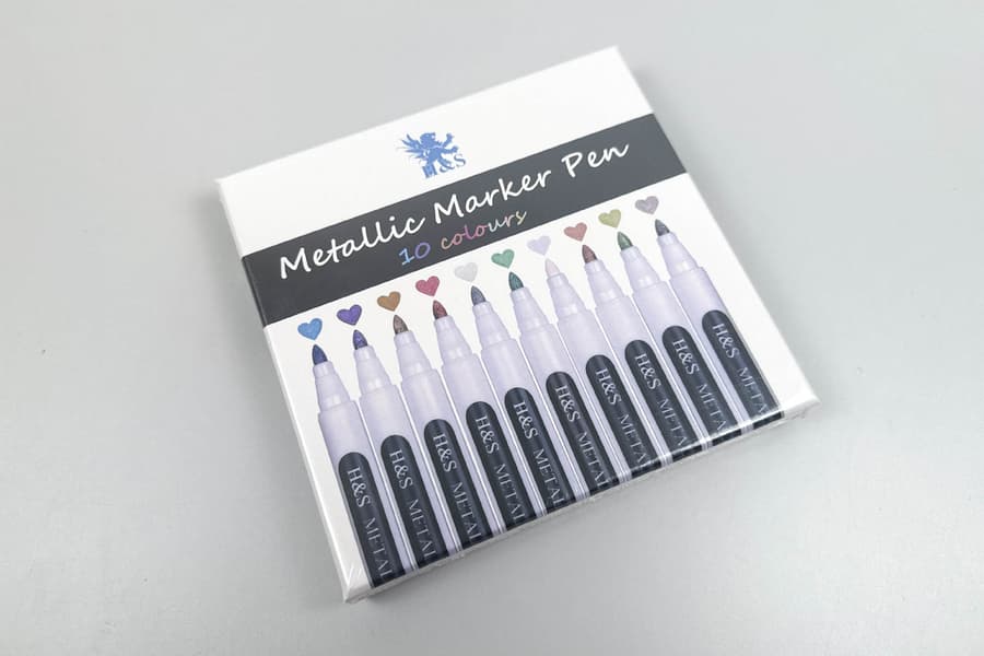 2 Packungen Metallic Marker H&S, 10-teilig